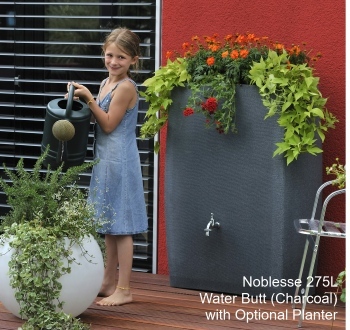 275 Litre water butt with Planter