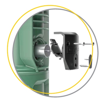 DAB Divertron with accessible capacitor