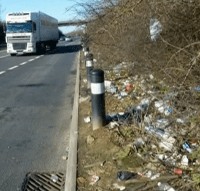 Road Plastic Pollution from Litter
