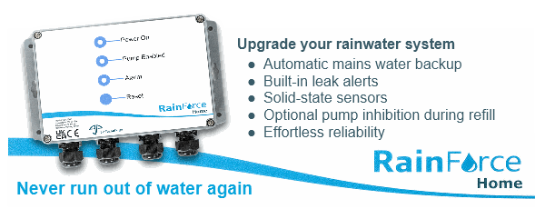 TCA7000 RainForce Home Top-Up Controller for RainWater Harvesting Systems